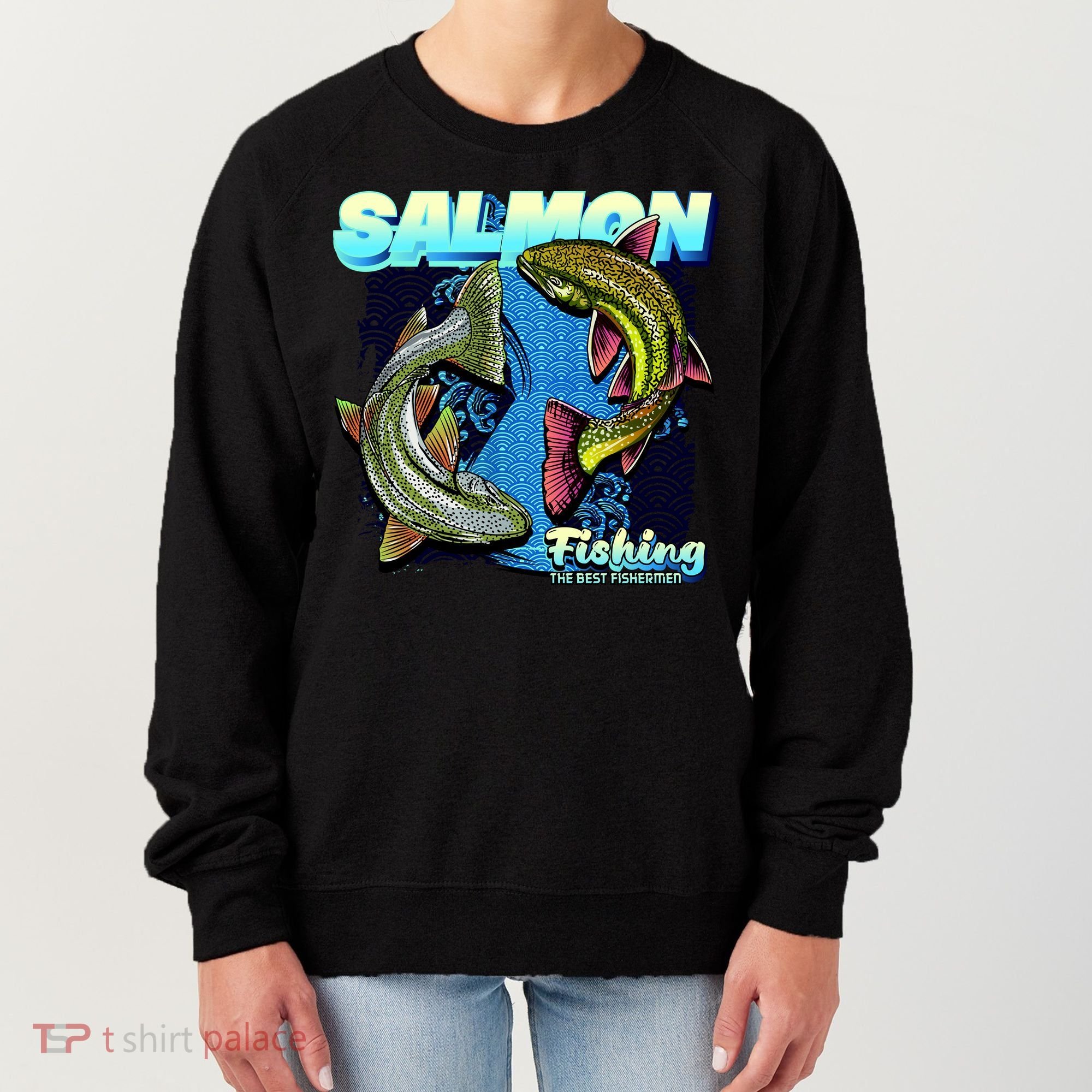 Salmon Fishing Women's Sweatshirt