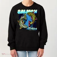 Salmon Fishing Women's Sweatshirt thumb 0