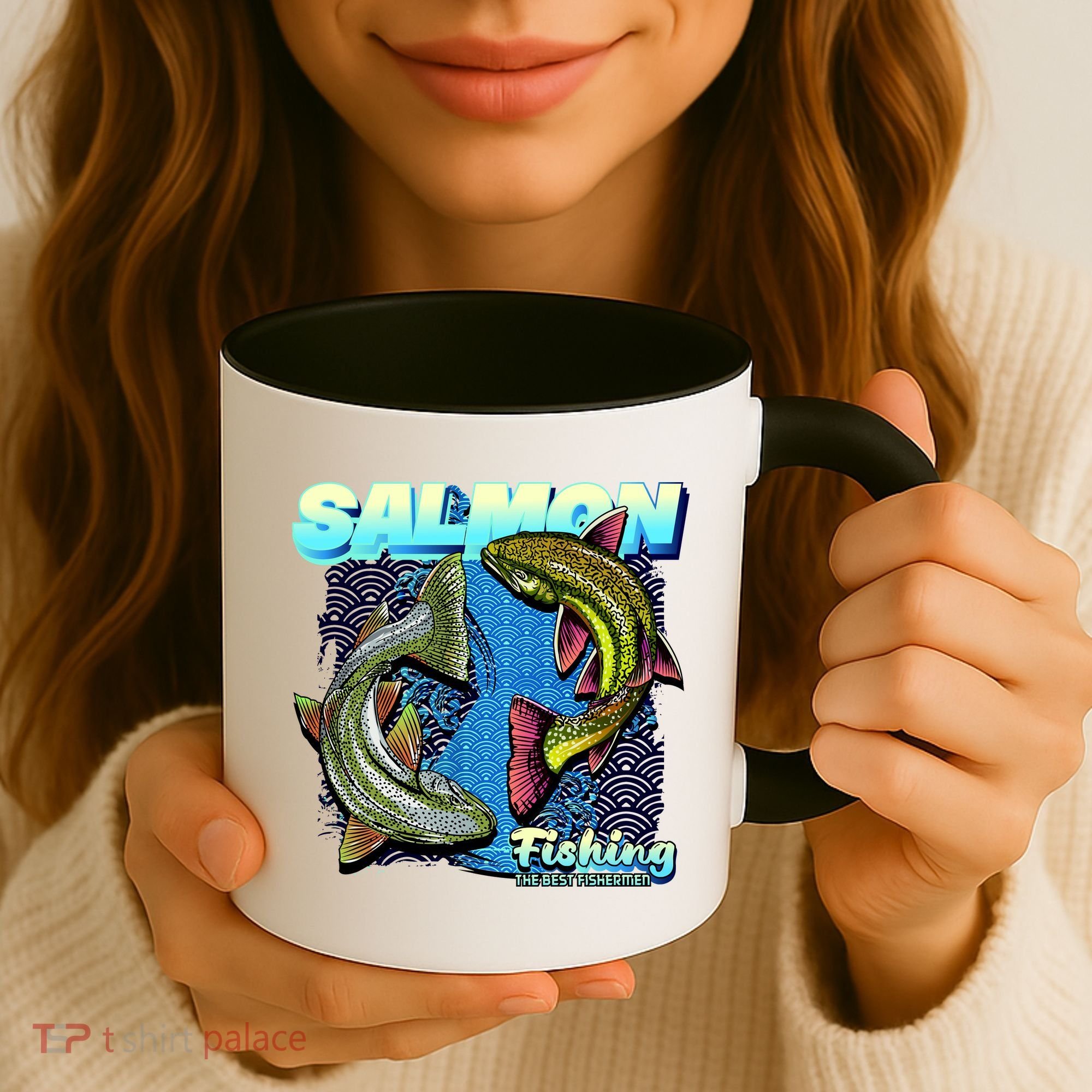 Salmon Fishing Coffee Mug
