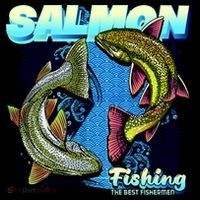 Salmon Fishing Women's Hoodie thumb 2