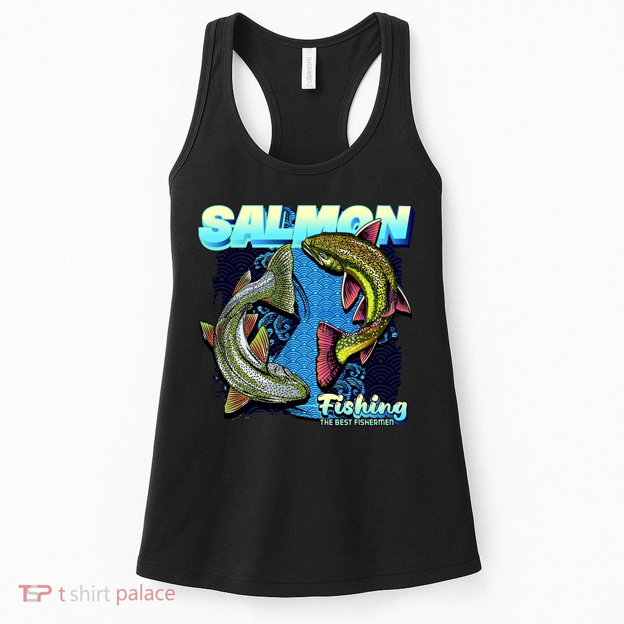 Salmon Fishing Women's Tank Top