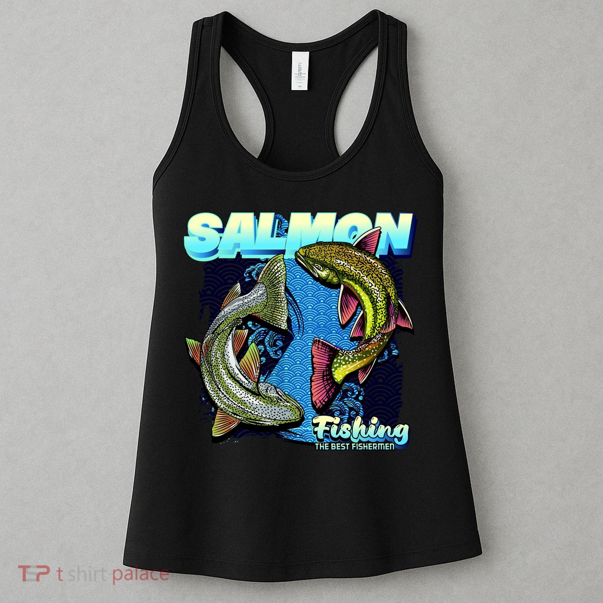 Salmon Fishing Women's Tank Top