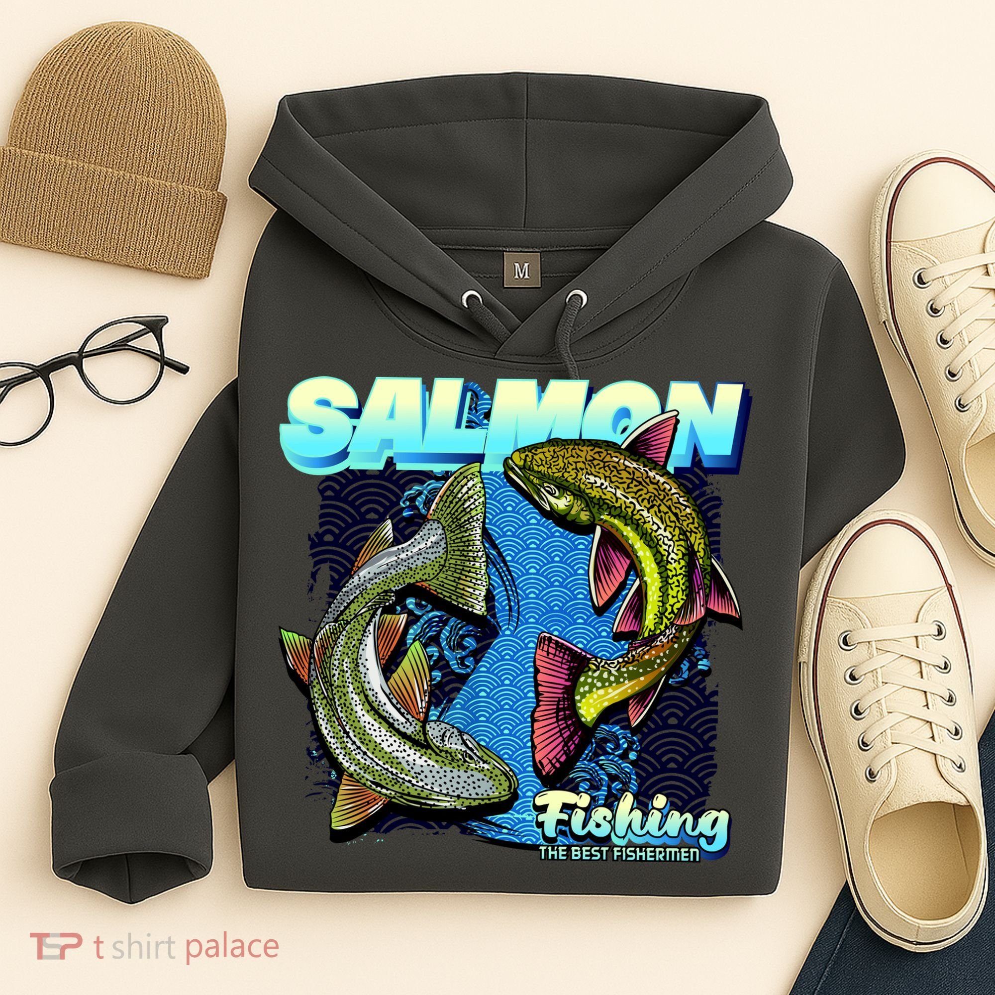 Salmon Fishing Hoodie