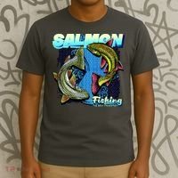 Salmon Fishing T-Shirt thumb 3
