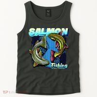 Salmon Fishing Tank Top thumb 2