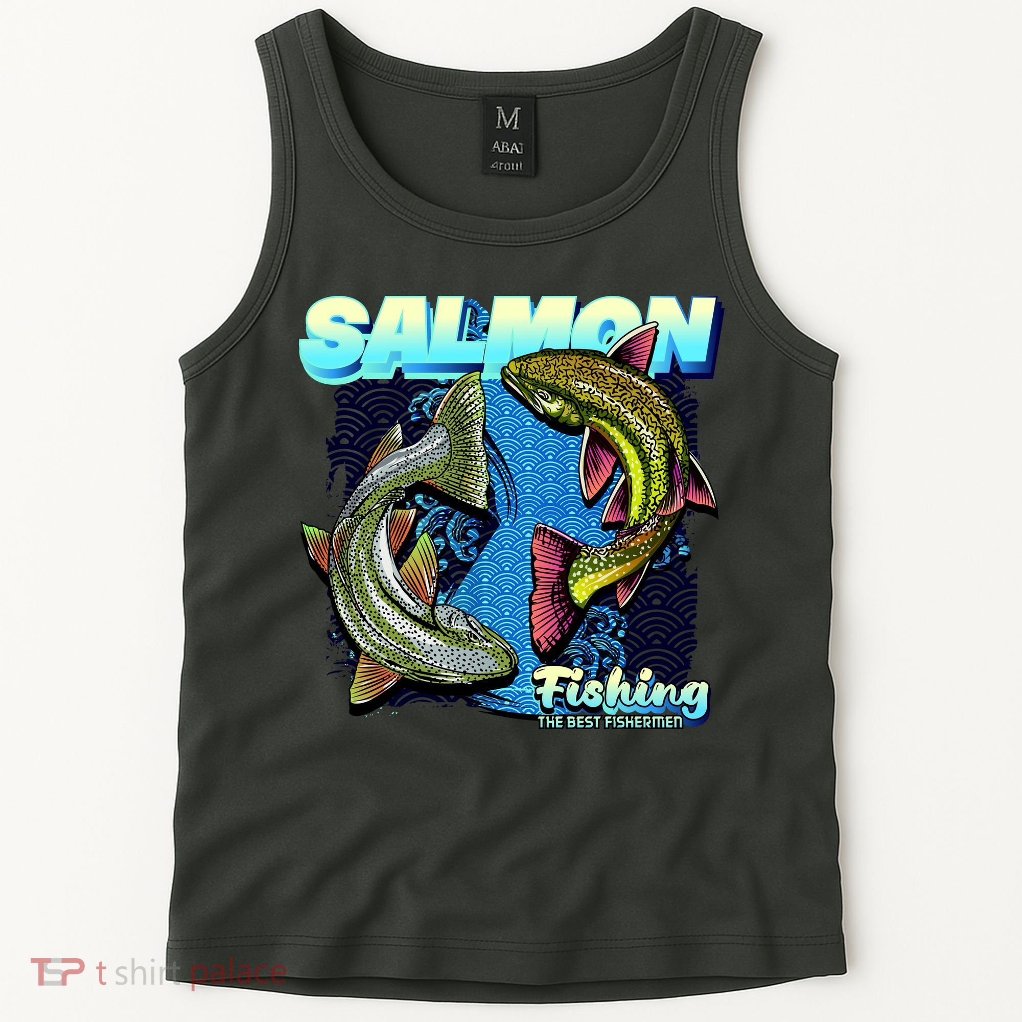 Salmon Fishing Tank Top
