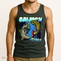 Salmon Fishing Tank Top thumb 3
