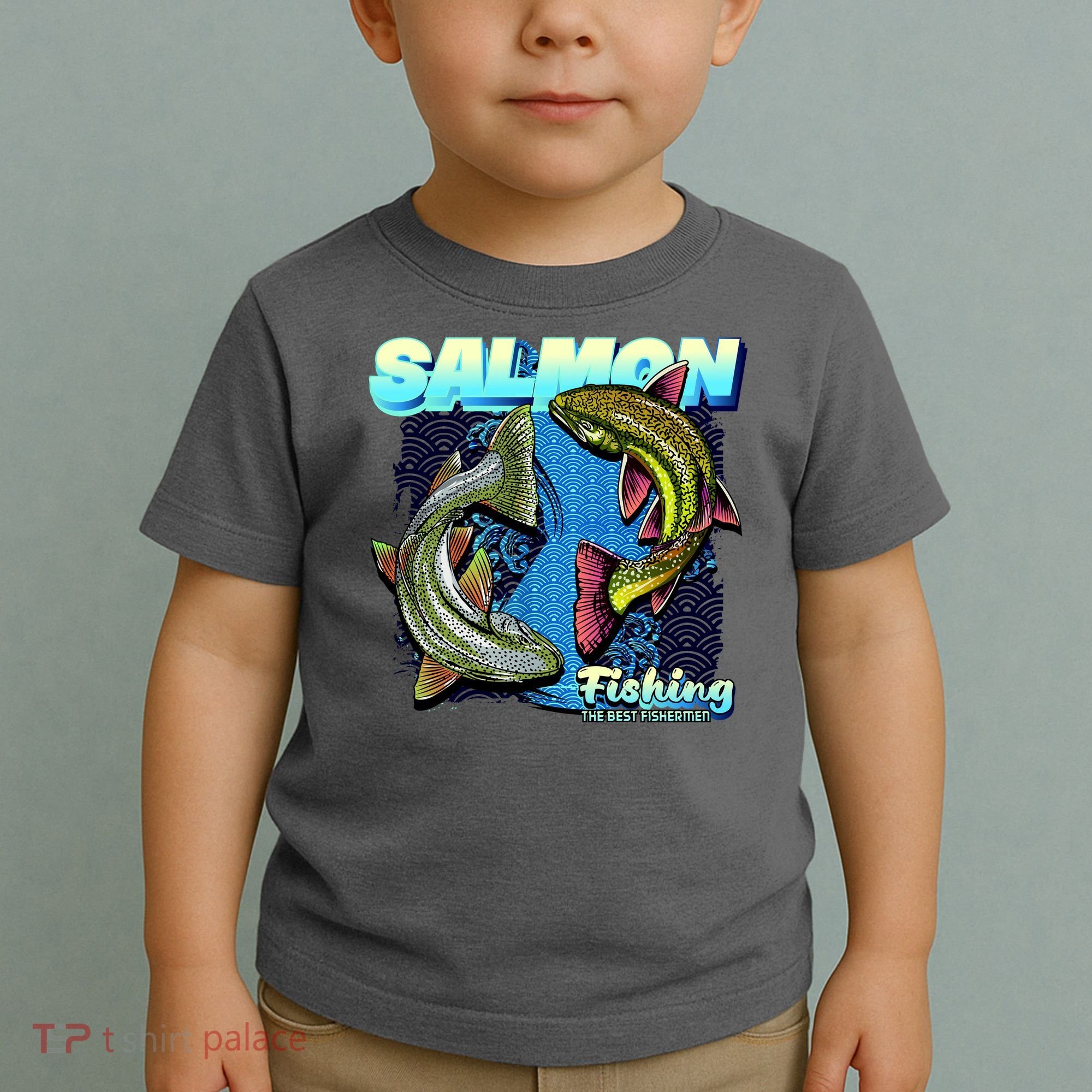 Salmon Fishing Toddler T-Shirt