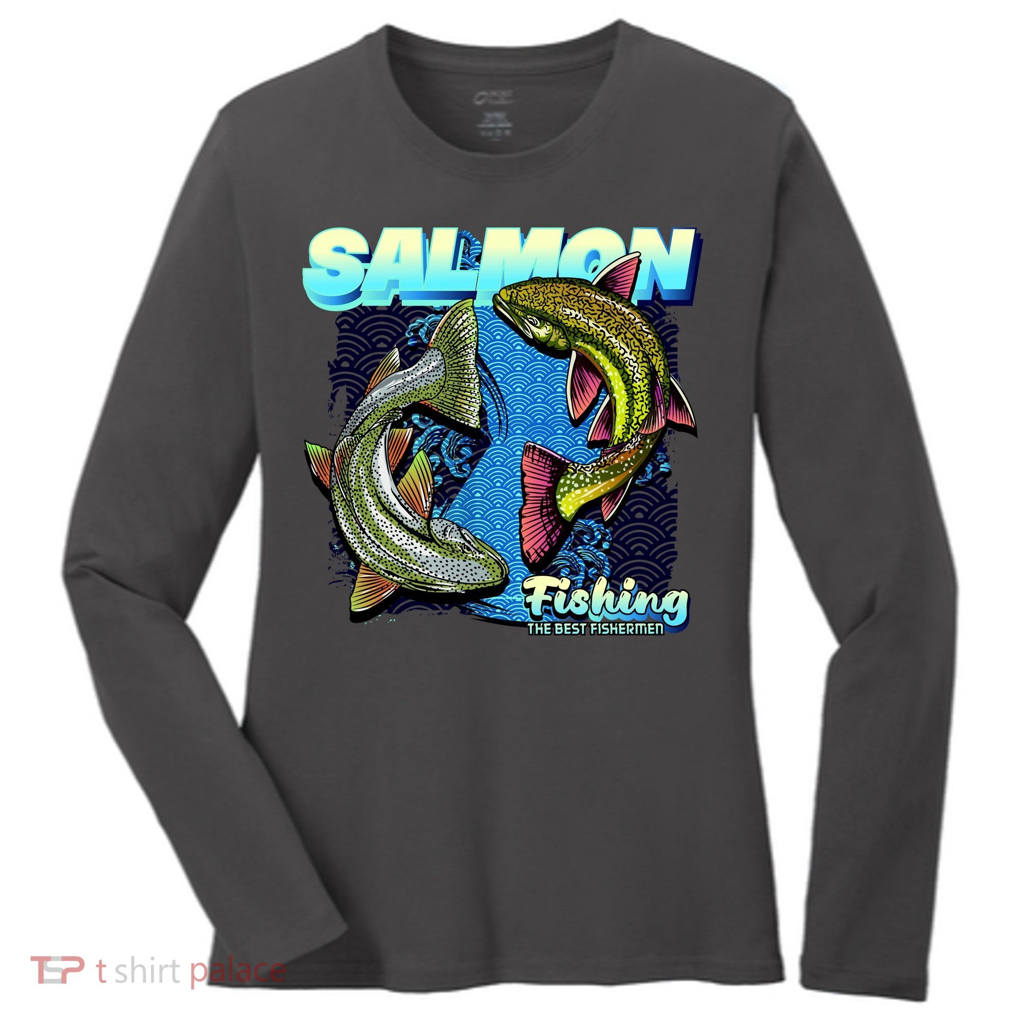 Salmon Fishing Women's Long Sleeve Shirt