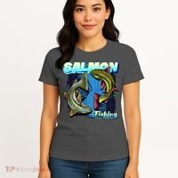 Salmon Fishing Women's T-Shirt thumb 4