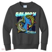 Salmon Fishing Kids Sweatshirt thumb 0