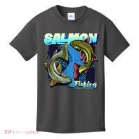 Salmon Fishing Kids T-Shirt thumb 0