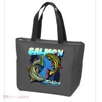 Salmon Fishing Tote Bag thumb 3