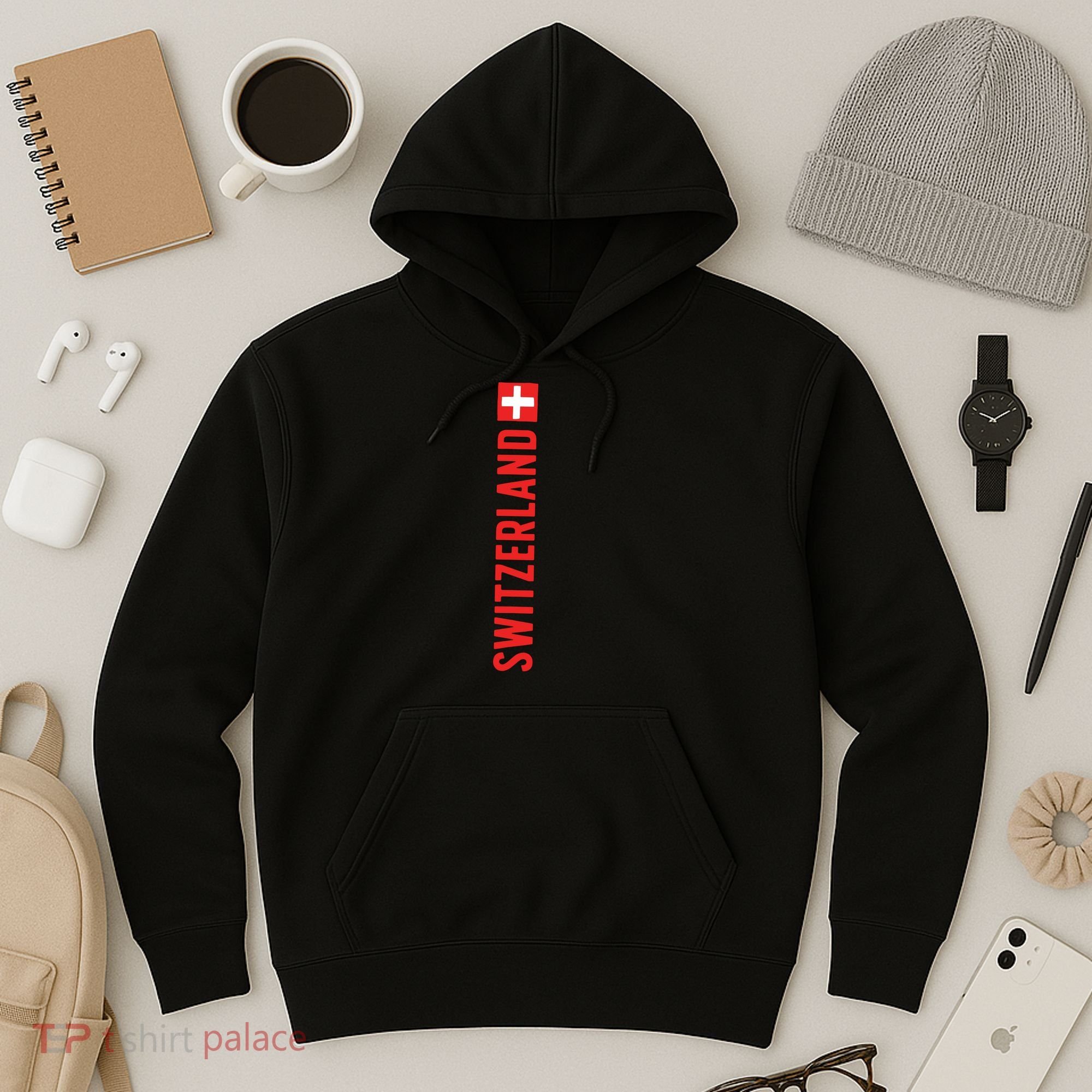 Switzerland Flag Hoodie
