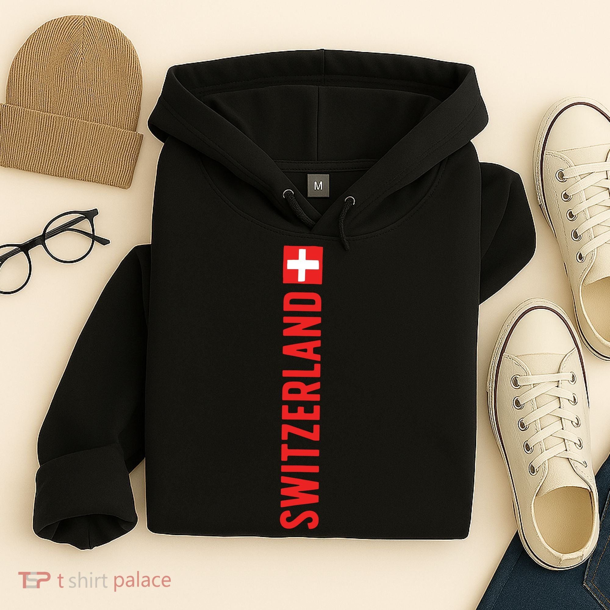 Switzerland Flag Hoodie