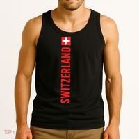 Switzerland Flag Tank Top thumb 3