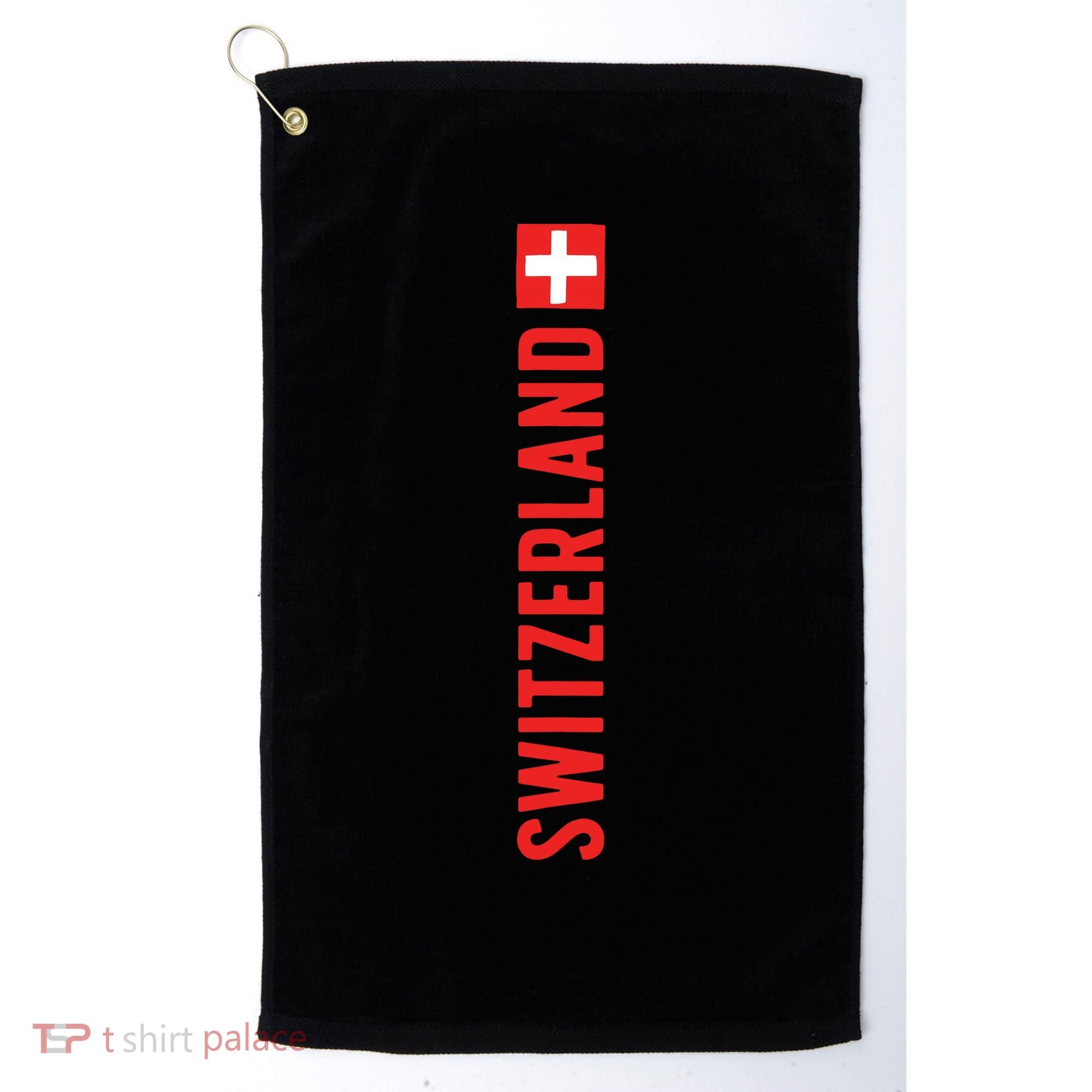 Switzerland Flag Golf Towel