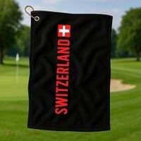 Switzerland Flag Golf Towel thumb 1