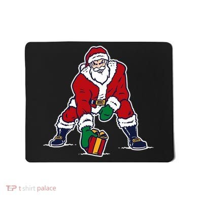 Santa Football Spike Present Mousepad