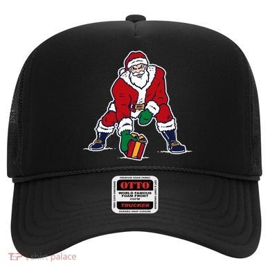 Santa Football Spike Present Hat