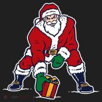 Santa Football Spike Present Hat thumb 2