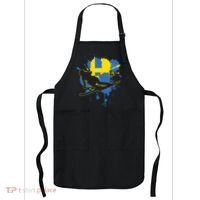 Sweden Flag Skier Swedish Alpine Skiing Apron thumb 0