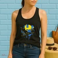 Sweden Flag Skier Swedish Alpine Skiing Women's Tank Top thumb 2