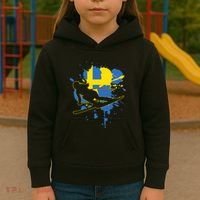 Sweden Flag Skier Swedish Alpine Skiing Kids Hoodie thumb 3