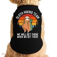 Sloth Funny Sloth Hiking Tee Sloth Lover Doggie Tank thumb 0
