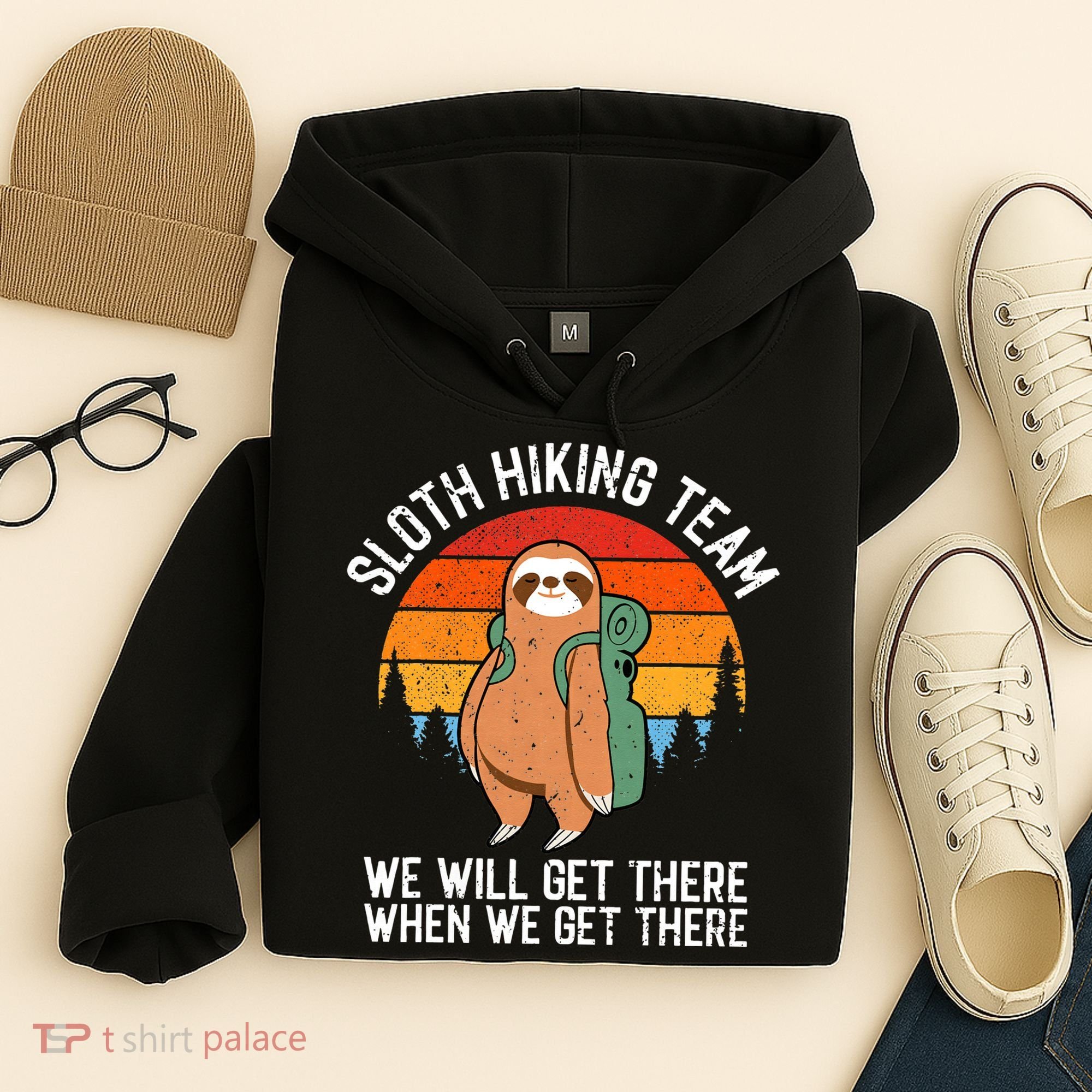 Sloth Funny Sloth Hiking Tee Sloth Lover Hoodie