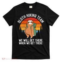 Sloth Funny Sloth Hiking Tee Sloth Lover T-Shirt thumb 0
