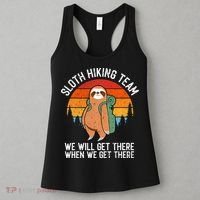 Sloth Funny Sloth Hiking Tee Sloth Lover Women's Tank Top thumb 3