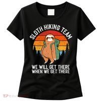 Sloth Funny Sloth Hiking Tee Sloth Lover Women's T-Shirt thumb 0
