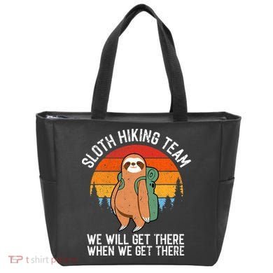 Sloth Funny Sloth Hiking Tee Sloth Lover Tote Bag