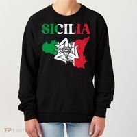 Sicilia Flag Sicily Palermo Italy Women's Sweatshirt thumb 0