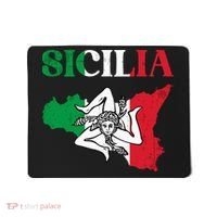 Sicilia Flag Sicily Palermo Italy Mousepad thumb 0