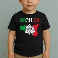 Sicilia Flag Sicily Palermo Italy Toddler T-Shirt thumb 2