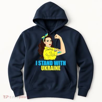 Strong Female Support Ukraine I Stand With Ukraine Hoodie