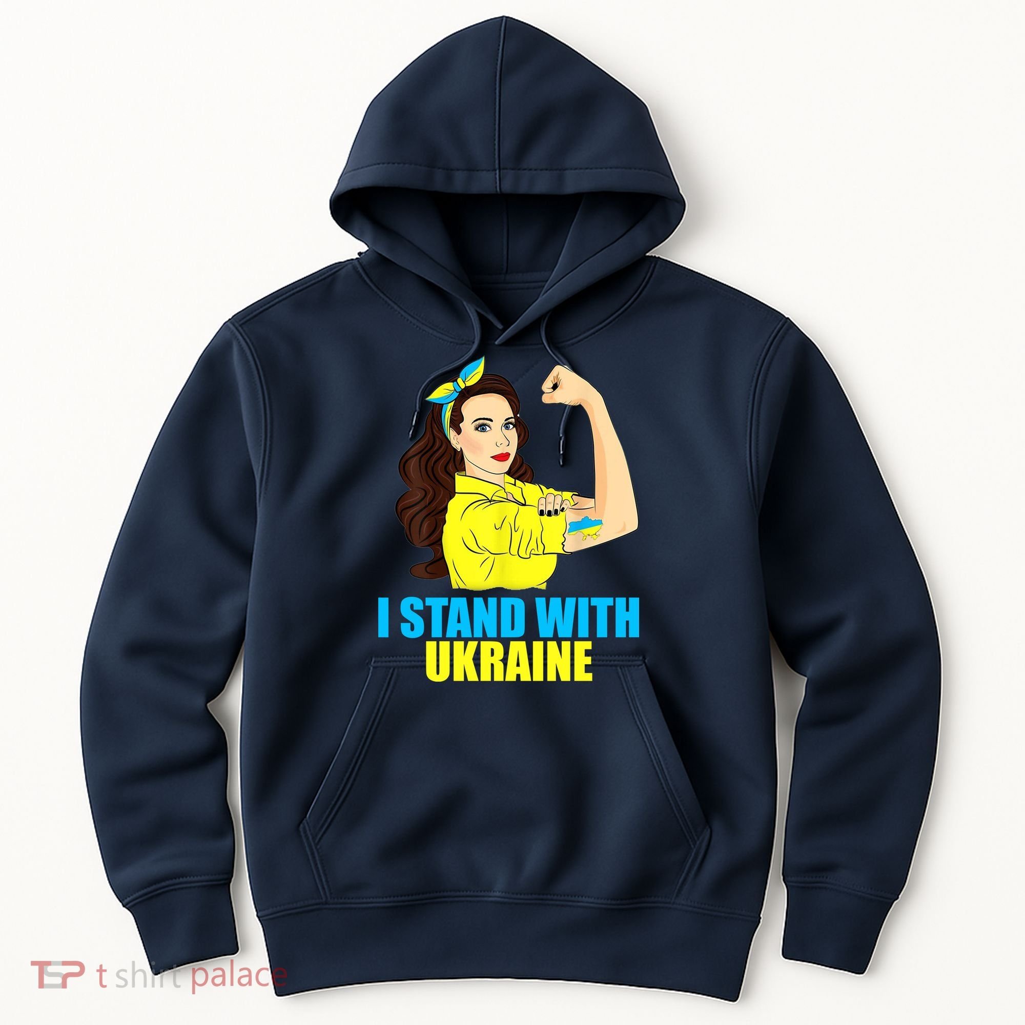 Strong Female Support Ukraine I Stand With Ukraine Hoodie