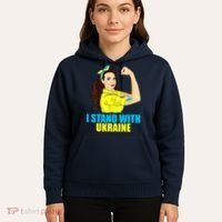 Strong Female Support Ukraine I Stand With Ukraine Hoodie thumb 5