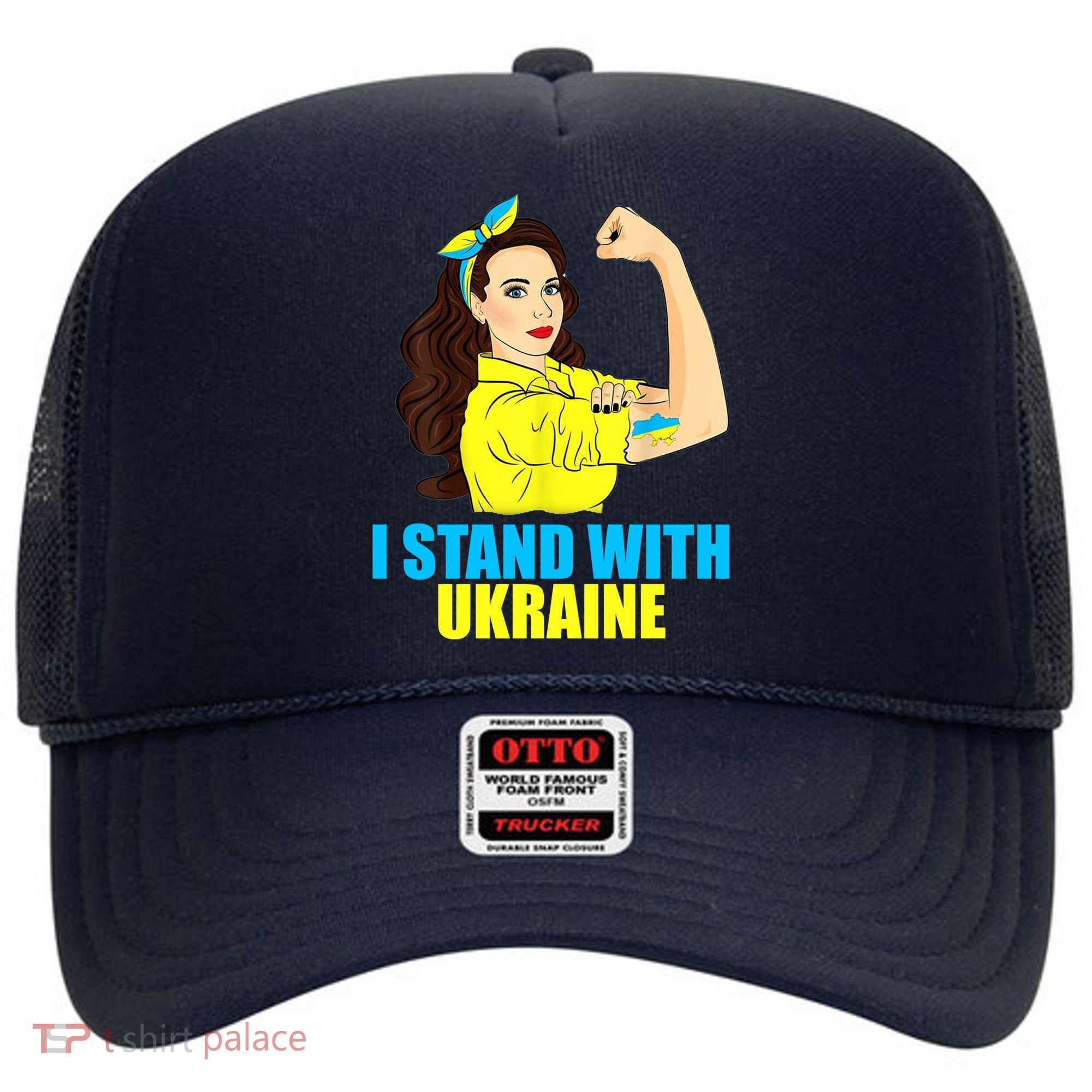 Strong Female Support Ukraine I Stand With Ukraine Hat