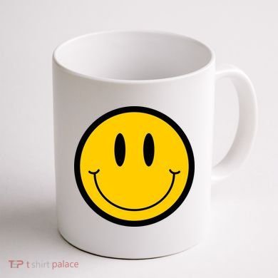 Smiley Face Coffee Mug back