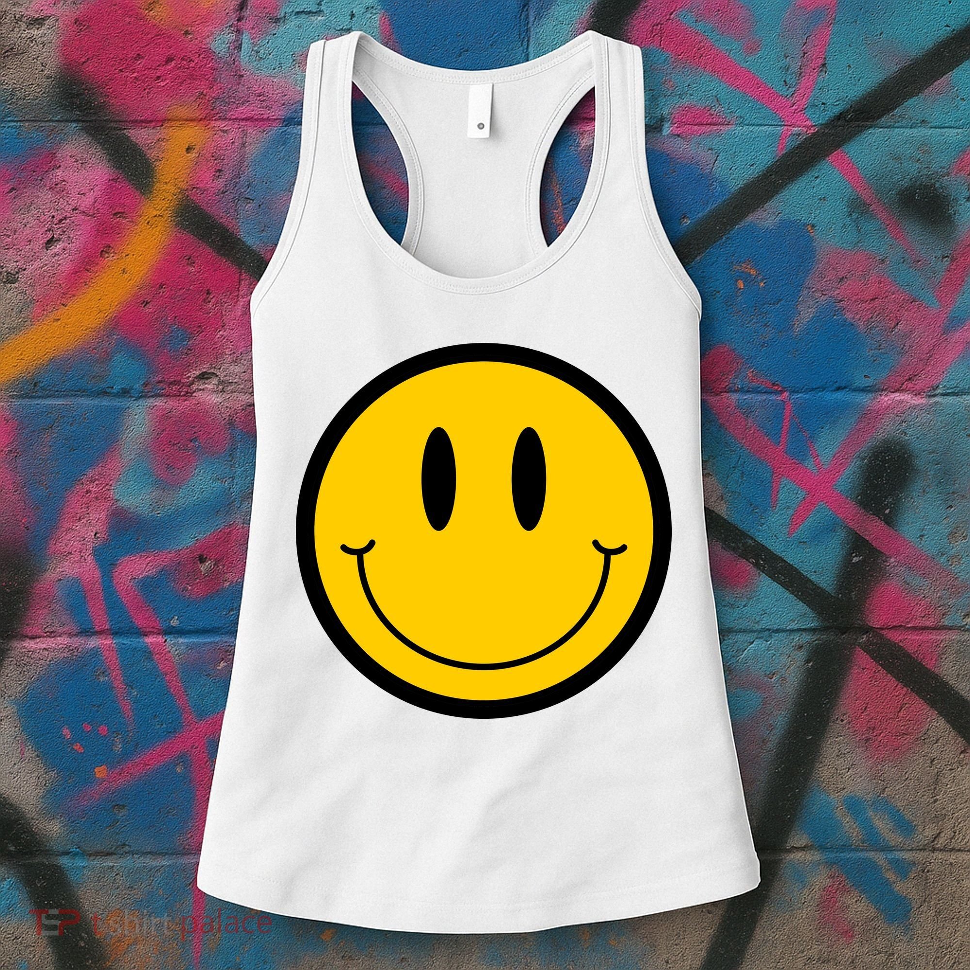 Smiley Face Women's Tank Top