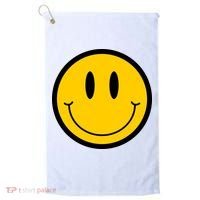 Smiley Face Golf Towel thumb 0