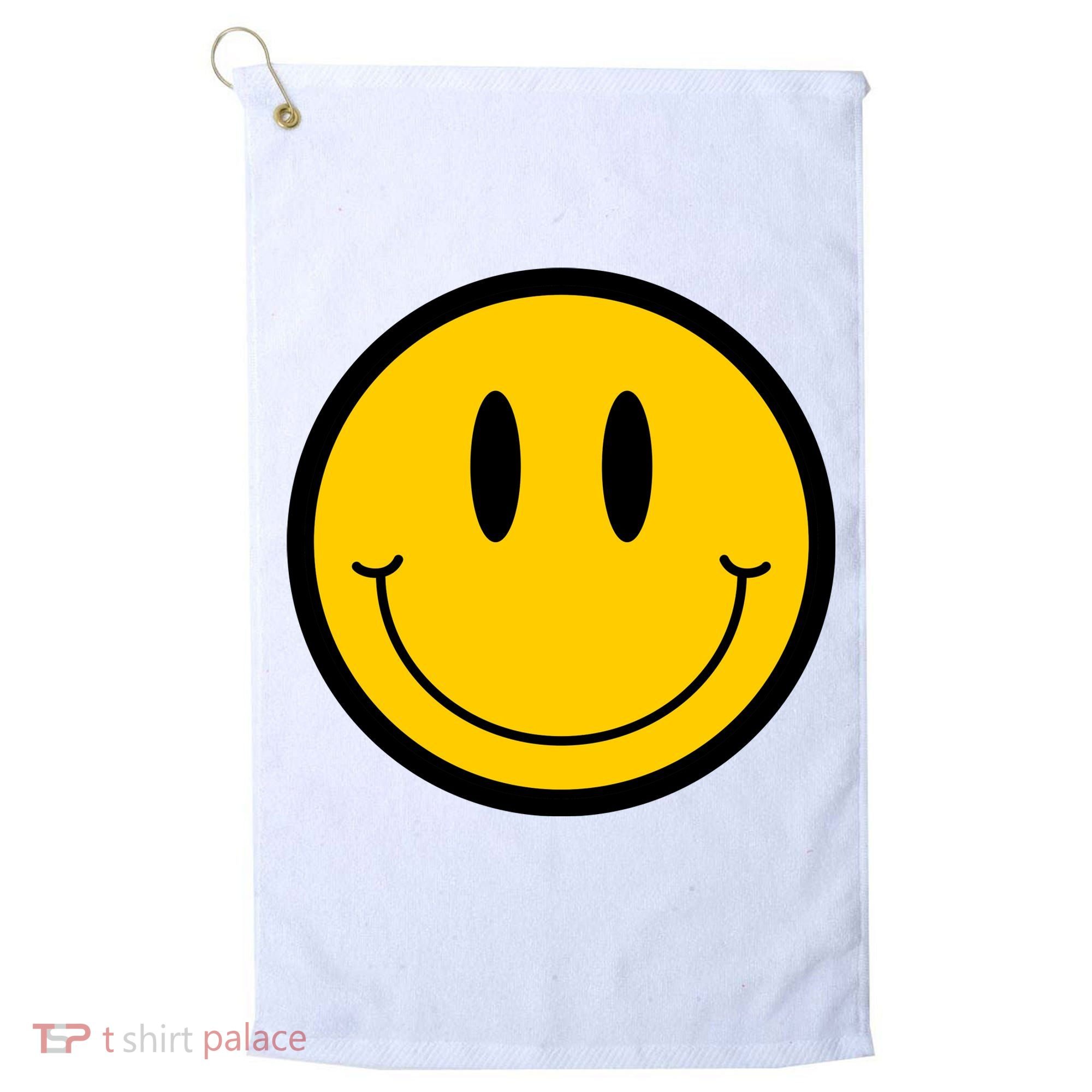 Smiley Face Golf Towel