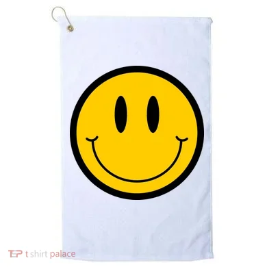 Smiley Face Golf Towel