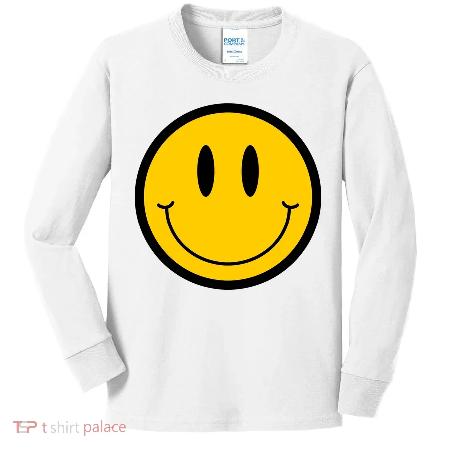 Smiley Face Kids Long Sleeve Shirt