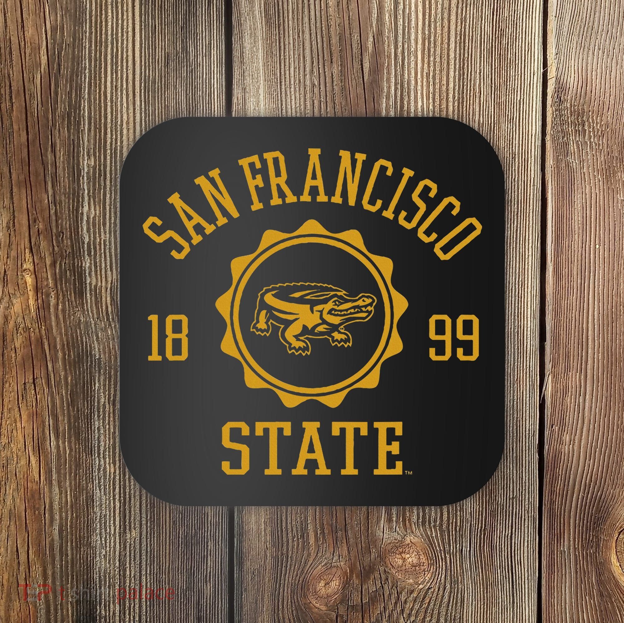 San Francisco State Gators Stamp Logo Coaster