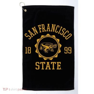 San Francisco State Gators Stamp Logo Golf Towel