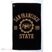 San Francisco State Gators Stamp Logo Golf Towel thumb 0